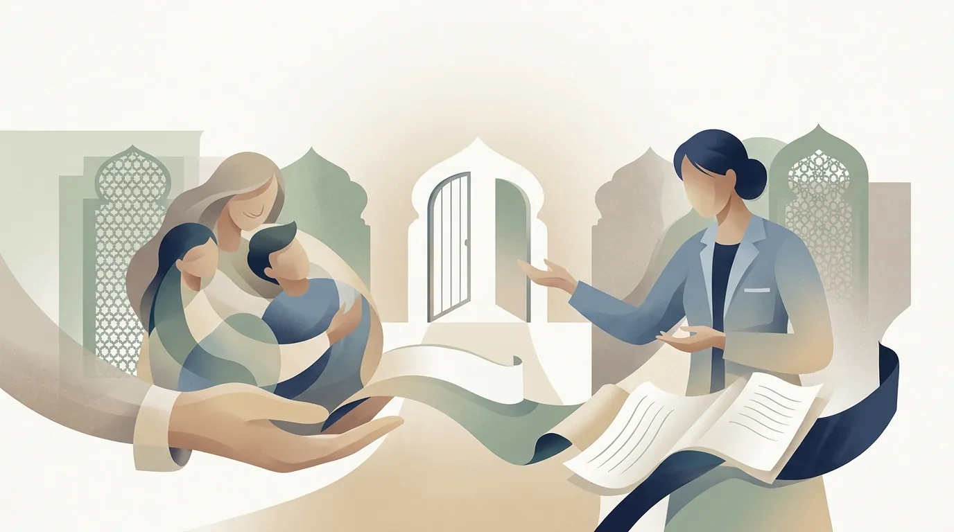 Soft editorial illustration reflecting MedJourney India’s calm, ethical, parent-first coordination approach.